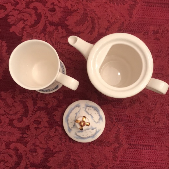 The Tower and Albert Bridges Single Teapot and Cup - Picture 9 of 12